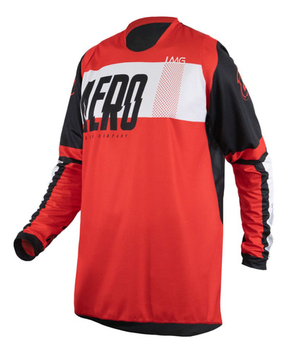 Camisa Motocross Cross Asw Image Split Vermelho Off Road