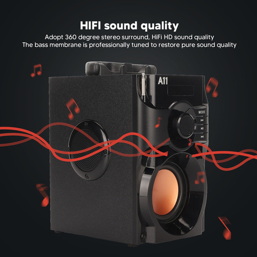 Z Altavoz De Graves, Subwoofer Portátil, Inalámbrico,