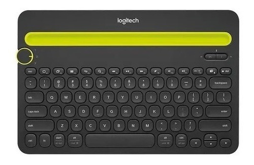 Teclado Bluetooth Logitech K480 Qwerty Español  Color Negro