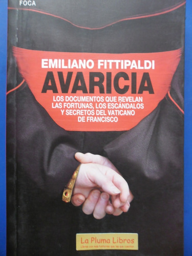  Avaricia (papa Vaticano 1aed Nuevo) Fittipaldi Emiliano 