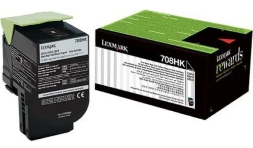 Tóner Lexmark 708hk 70c8hk0 Negro CS310dn | CS510de Tinta Negra