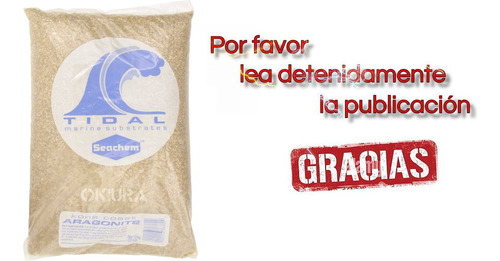 Aragonita Blanca,sustrato Marino C/bacterias 10kg Seachem 10