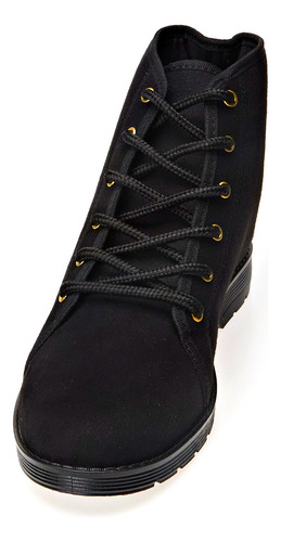 Bota Feminina Coturno Cano Médio Moleca