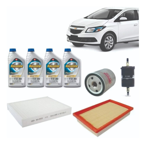 Kit Revisao Gm Onix 1.0 / 1.4 2013 Em Diante Com 05 Marchas