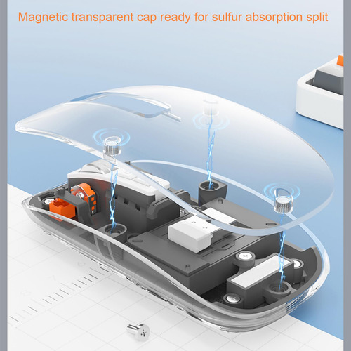 Mouse Inalámbrico Transparente, Mouse Inalámbrico