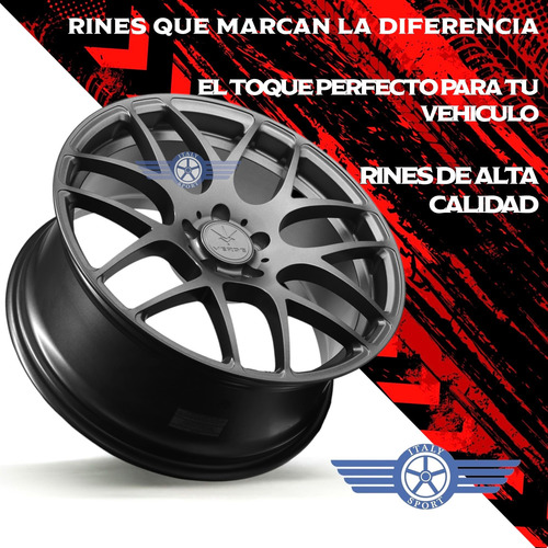 4 Rines 19 Deportivos 5-112 Mercedes Benz Audi Vw Leon Cupra Matte Graphite