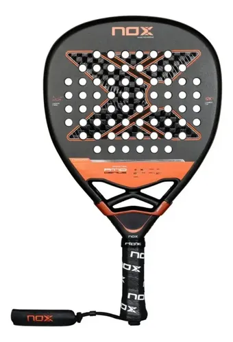 Pala Padel Nox At10 Genius Attack 12k Agustin Tapia Naranja