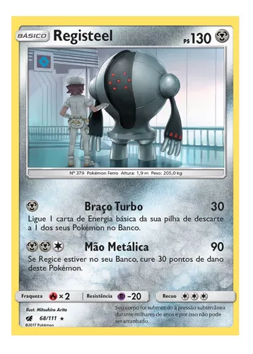 Kit Pokémon Lendários Regigigas Registeel Regice Regirock