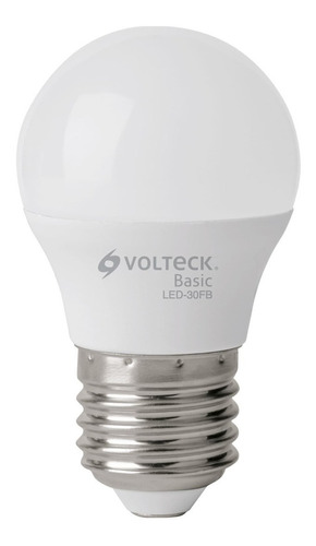 Lámpara De Led Tipo Bulbo G45 3 W, Luz De Día, Volteck 28057