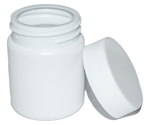 100 Frasco Tarro Pomadero 40 Ml O Gr Plástico Blanco