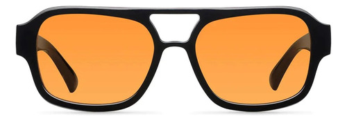 Lentes De Sol Meller Polarizados Uv400 - Shipo Black Orange