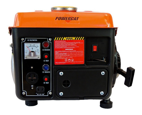 Generador 2 Tiempos Portátil 950w Powercat Embobinado Cobre
