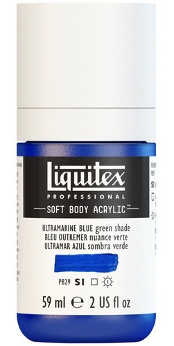 Tinta Acrílica Liquitex Soft Body 59ml Ultramarine B Green S