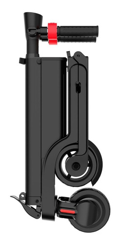 Patin Electrico Ultra Plegable - Scooter Recargable Color Negro
