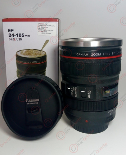 Imagen 2 de 2 de Taza Mug Lente De Cámara Fotográfica A Escala