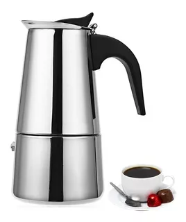 Cafetera Moka Italiana Café Espresso Acero Inoxidable 450 Ml