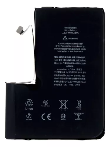 Batería Battery Para Apple iPhone 12 Pro Max 3687mah