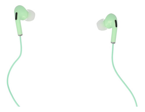 Audifonos Manos Libres 3.5mm Microfono Auriculares /e Color Verde