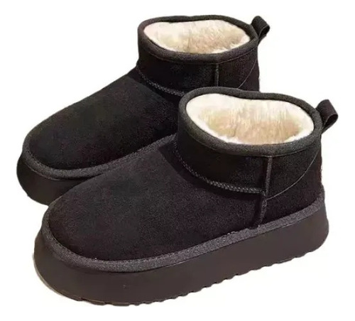 Zapatos Cómodos Impermeables Para Mujer Uggs Negro