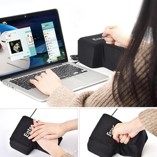 Boton Enter Anti Estres - Grande Botón Entrada Usb Almohada