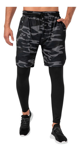 Pantalón Deportivo For Hombre Con Bolsillos Legging Con