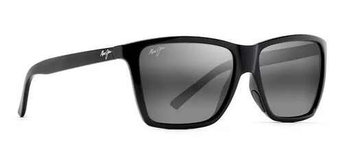 Imagen 2 de 3 de Lentes De Sol Maui Jim Cruzem - Negro / Gris - 864-02