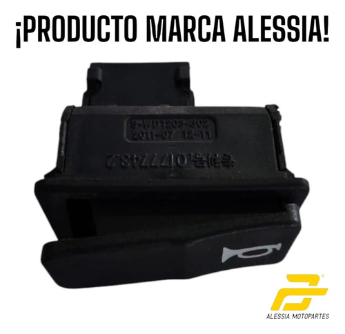 Boton Claxon Alessia, Ds 150, Diabolo 125 Y 150, Bot-009