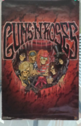 Guns N' Roses Axel Rose Poster Cartel Lamina Grande Vintage