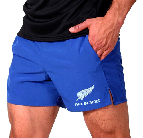 Short Deportivo All Blacks Con Bolsillos