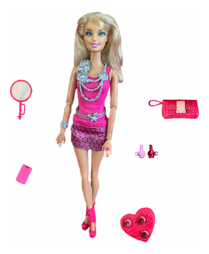 Barbie Fashionista Fur (vestido Rosa 2012)