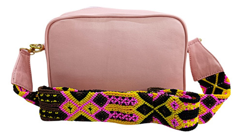 Mariconera Tule Macramé Asa Artesanal Hecha A Mano. Amarrte®