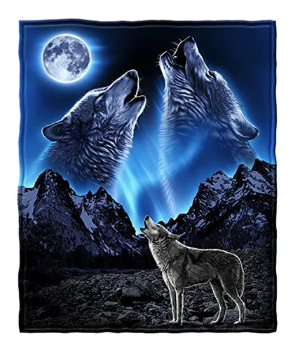 Manta De Lobo Aullador Dawhud Direct: Suave Y Lujosa