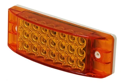 Plafon Rectangular Mica Ambar 21 Led 10 Piezas