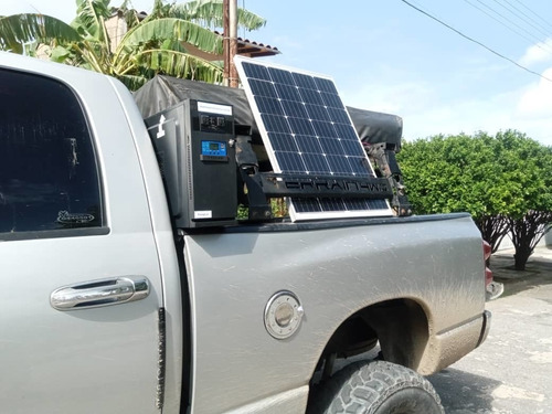 Imagen 1 de 5 de Kit Solar Portátil, Generador Auxiliar Energía Fotovoltaica 