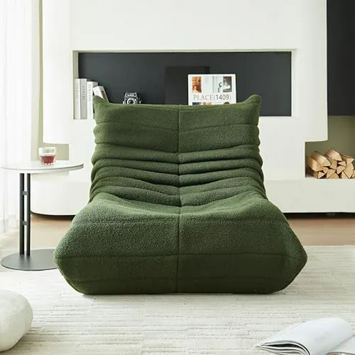 Sillón De Puff De Lana Para Adultos Y Adolescentes, Cómodo P