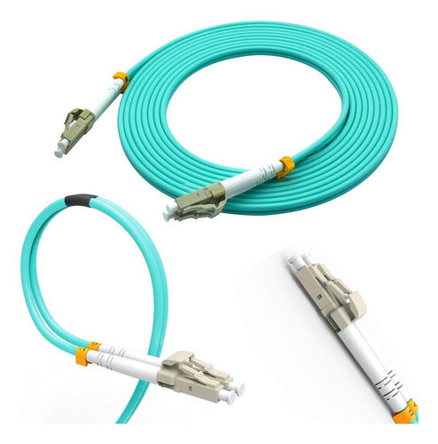 Cable Patch Cord Fibra Opticaom3 3.0mm Lc-lc 50db 50/25 100m