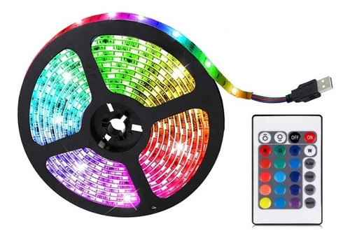 Cinta Led Rgb Decorativa Habitación Con Control