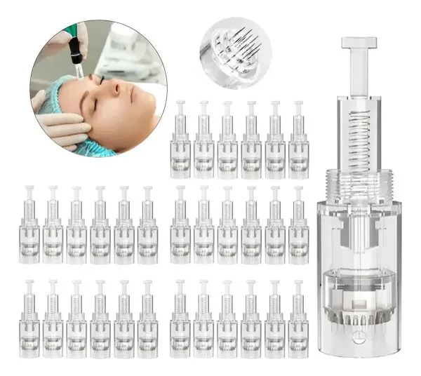 30 Unidades Agujas Dermapen 36 Pines Microneedling Agujas With Bayoneta Cartuchos 36 Pin For Dermapen Mym A1 A6 M5 M7 N2