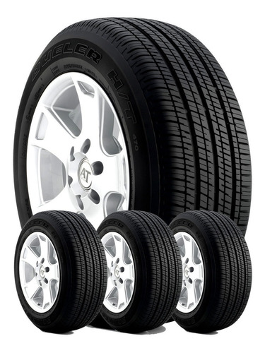 Kit 4u 225/65 R17 Dueler Ht 470 Bridgestone +4 Válv Envío $0