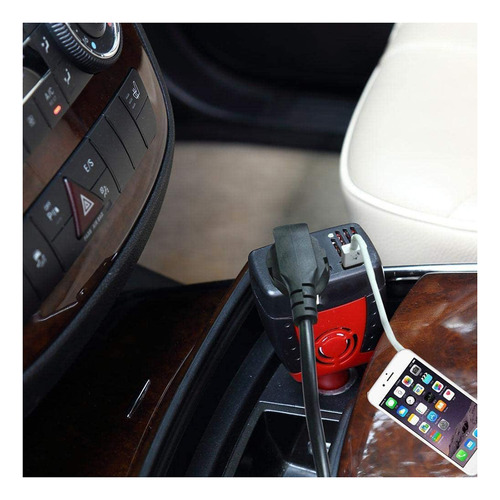 Inversor De Corriente Para Auto De 12v A 220v Y Usb - 150w