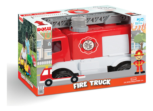 Juguete Dolu Camión De Bomberos