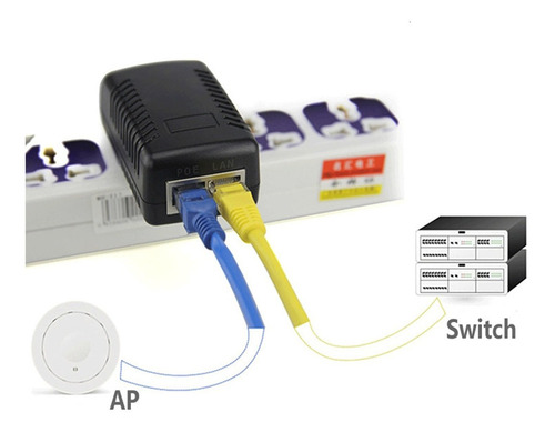 Imagem 4 de 5 de Fonte Poe Compacta 48v 0,5a - Internet Acess Point Envio 24h