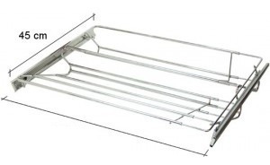 Zapatera Extraible De 56cm A 100cm Kautat Accesorio Closet