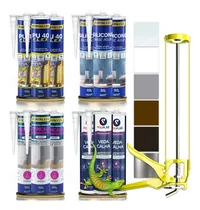 Comprar Kit Aplicador Pistola + 3 Tubos - Pu40, Silicones, Selantes