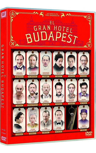 El Gran Hotel Budapest Pelicula Dvd Original Sellada