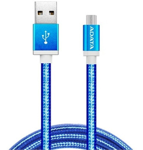 Cable Usb A Micro Usb Adata Android Windows Colores Color Azul