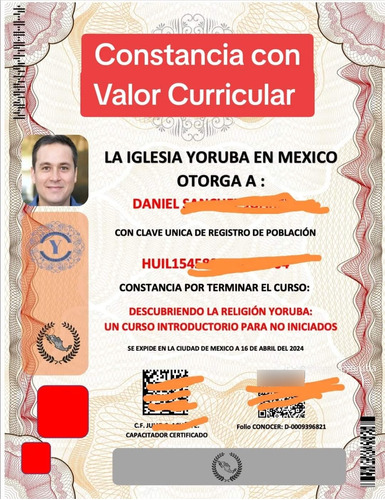 Curso: Descubriendo La Religion Yoruba, Con Certificado