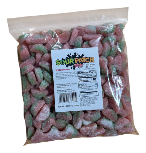 Sour Patch Watermelon 750gr. Sandía Original 100% Americano.