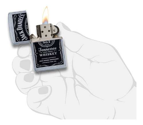 Imagen 8 de 10 de Encendedor Zippo Lighter Jack Daniels Label