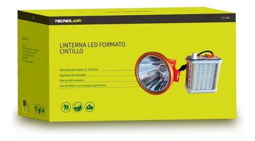 Foco Led Caza/minera 800w Largo Alcance C/usb Tecnolab Tl145